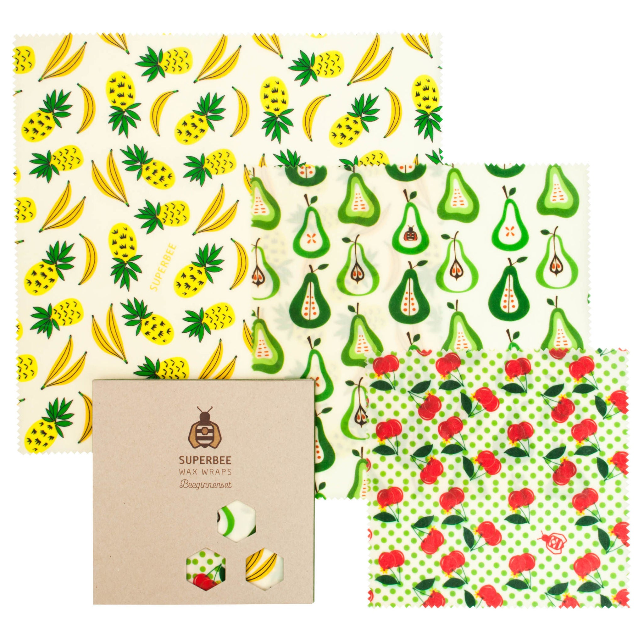 Wax food wraps - The beginner set - Our Reusable Lifestyle