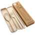 Wheat Fibre Cutlery Set picnic packed lunch Our Reusable Lifestyle